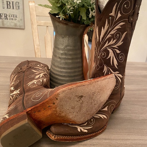 Pecos Bill Leather Boots - Picture 2 of 5